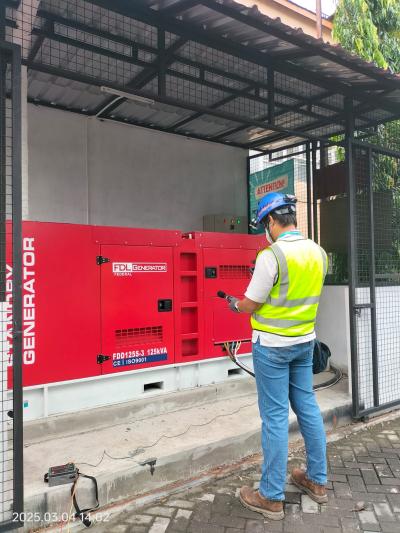 Pemeriksaan Visual dan Pengujian Motor Diesel Penggerak Generator Listrik